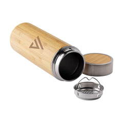 Insulated Bamboo Tea Flask