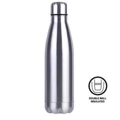 Silver Bowling Pin Water Bottle