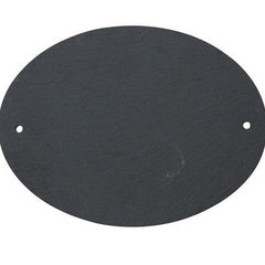 Oval Slate House Sign - 15 X 20CM