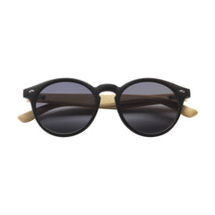 Rounded Bamboo Sunglasses