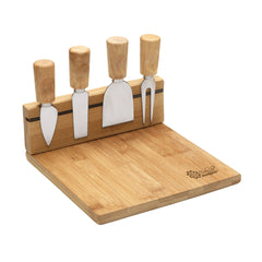 Job Lot Bundle X 24 Bamboo Cheese Board Magnetic Knife Set