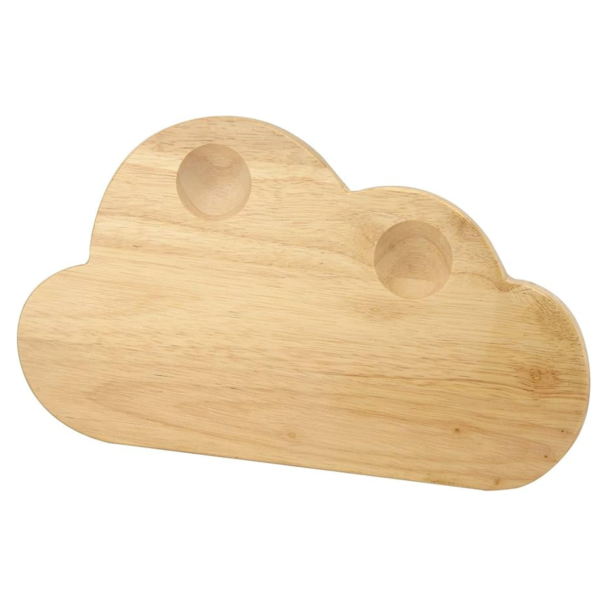 Wooden Cloud Chopping Board with Eggs