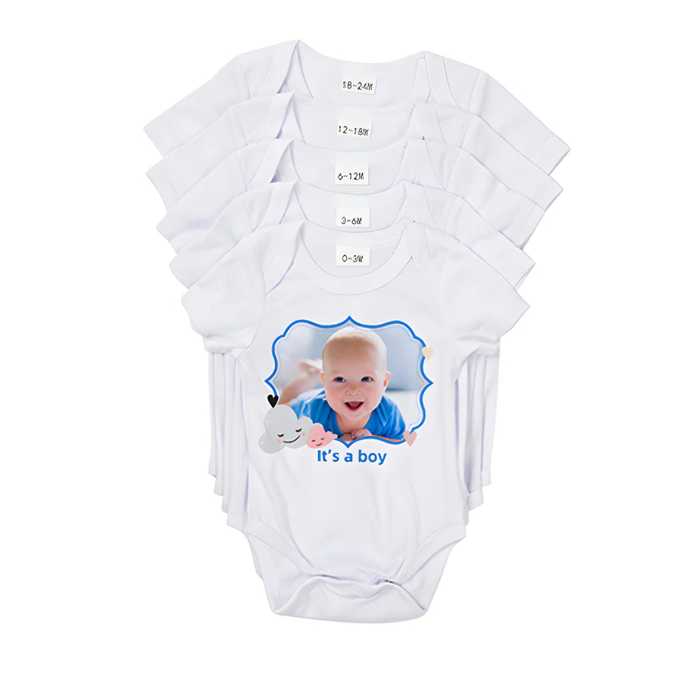 Sublimation Baby Grow in Various Colours & Sizes