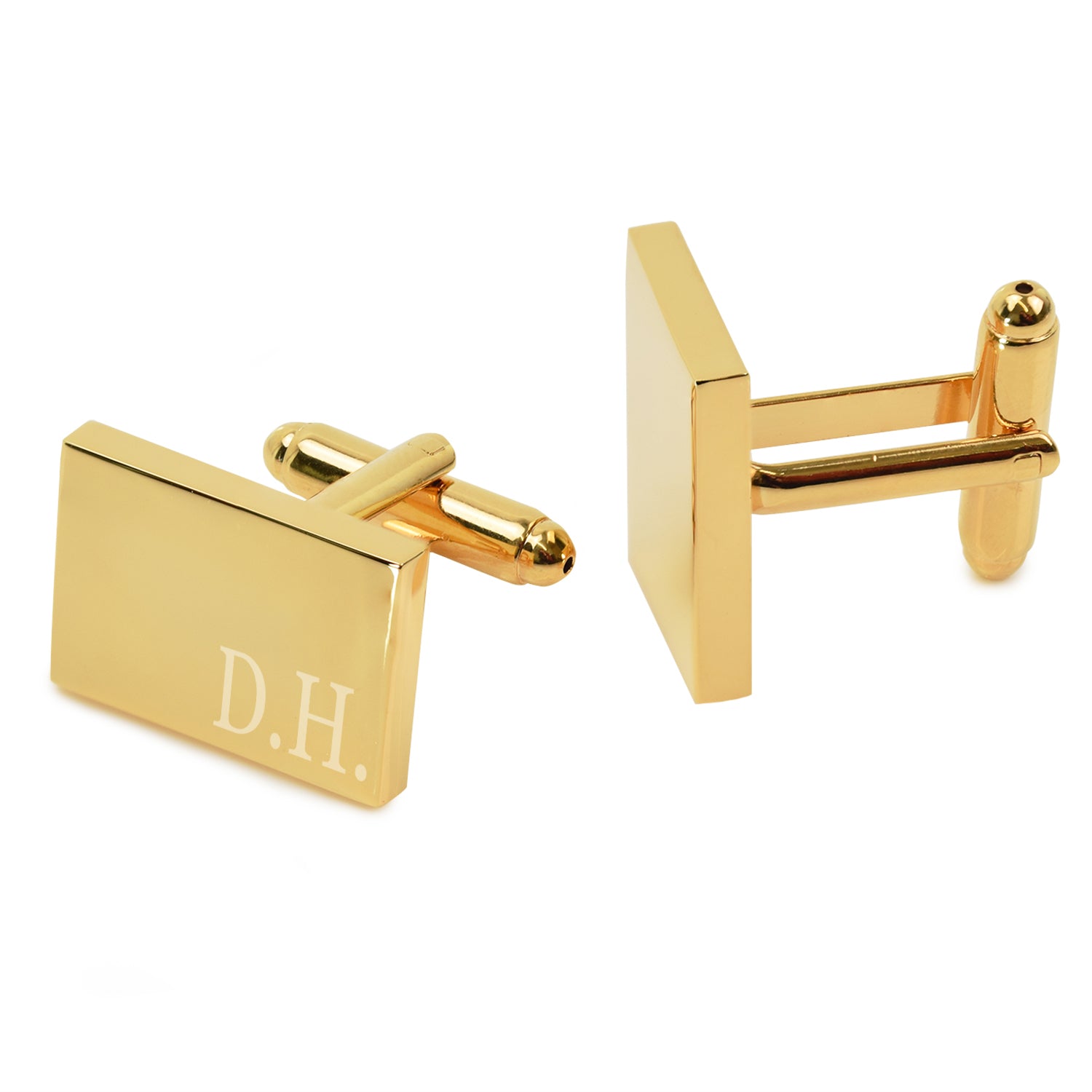 Metal Rectangle Cufflinks