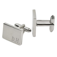 Metal Rectangle Cufflinks