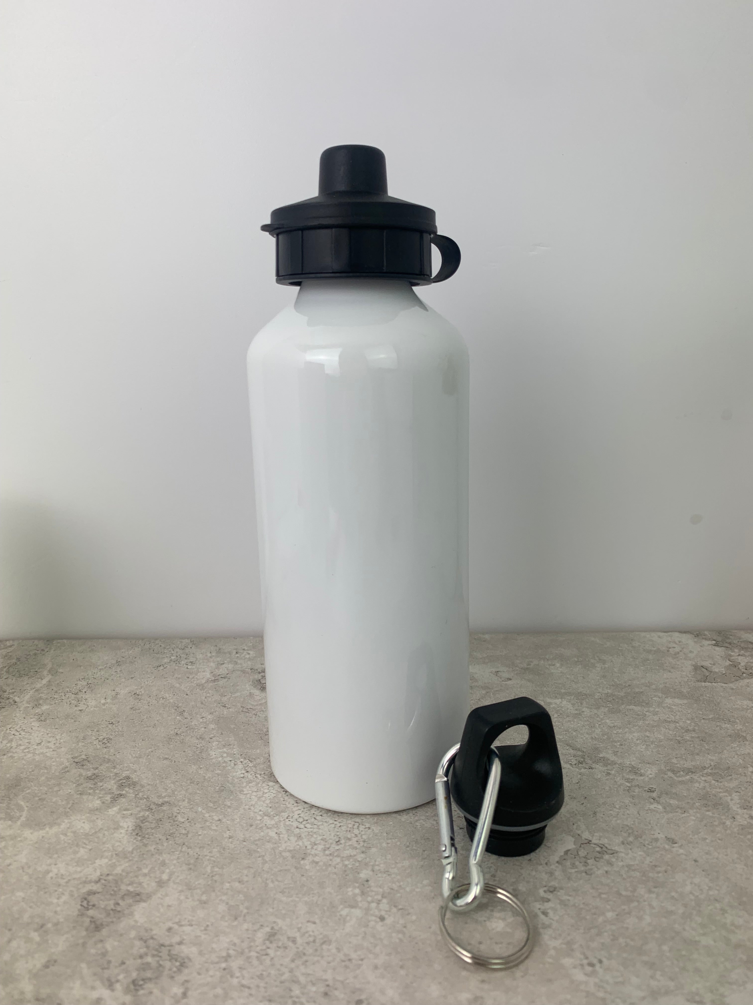Sports Water Bottle in White
