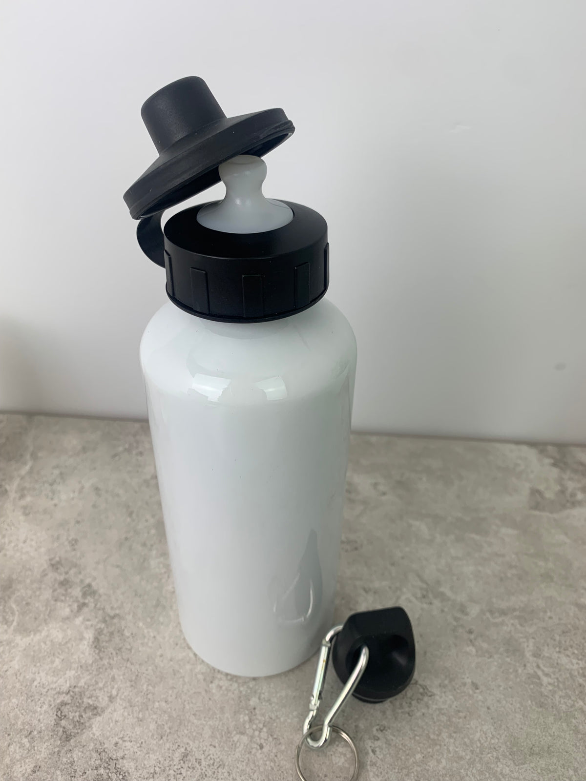 Sports Water Bottle in White