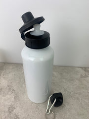 Sports Water Bottle in White