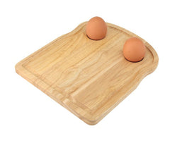 Job Lot x 23 Wooden Toast Shape Egg Breakfast Board