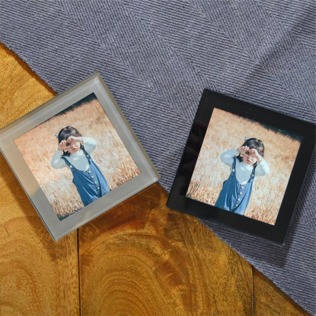 Adventa Glass Photo Coaster