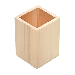 Wooden Pen Pencil Brushes Storage Pot