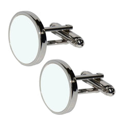 Round Cufflinks In Metal - Sublimation