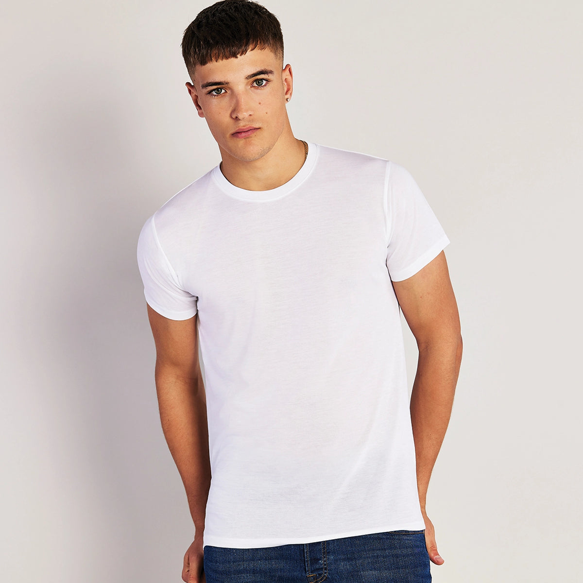 Vanilla Modern Adult Subli® Tee - White Sublimation T-Shirts