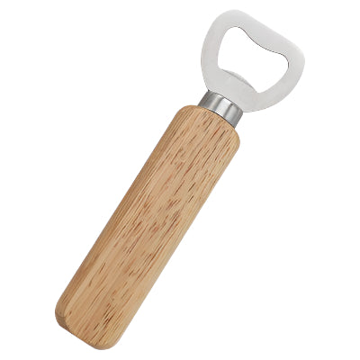 Hevea Wood Bottle Opener